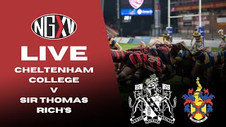 LIVE RUGBY CHELTENHAM COLLEGE vs SIR THOMAS RICHS  KINGSHOLM STADIUM [upl. by Merlin365]