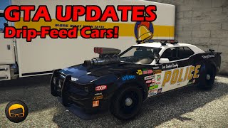 GTA Chop Shop DLC DripFeed Cars Early Look Prices Release Order  GTA 5 Updates №111 [upl. by Ellednahc]