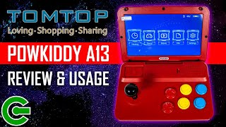 THE TOMTOP POWKIDDY A13  REVIEW AND USAGE [upl. by Parthen]