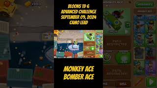 Bloons TD 6 Advanced Challenge September 09 2024 🐵 [upl. by Zetniuq]