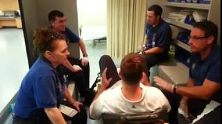 EMT Class 314 Restraint Training 2 [upl. by Crary]