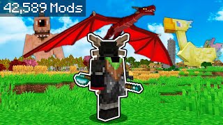 Puse TODOS los MODS que EXISTEN a MINECRAFT✌️ PARTE 1 [upl. by Machos538]