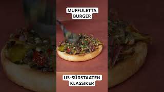 Nix für KALORIENZÄHLER Der MUFFULETTA BURGER shorts burger louisiana [upl. by Sisile]