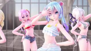 MMD 被害妄想携帯女子（笑）Persecution Complex Cellphone Girl（LOL） ft Tropical Girls [upl. by Lamonica]