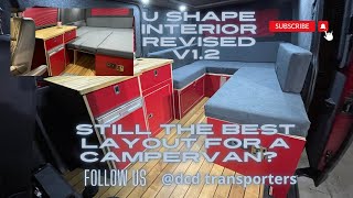 Still the best interior for a small campervan We’ve made a V12 UShape Ideal for VW Transporter [upl. by Myranda]