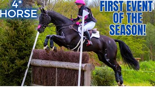 FIRST EVENT OF THE SEASON ON 4 HORSE  DAD ON CRUTCHES  VLOG 97 [upl. by Seraphim]