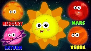 pianeti canzone  sistema solare  Planet Songs  Crayons Nursery Rhymes Italiano  Filastrocche [upl. by Leahcar]