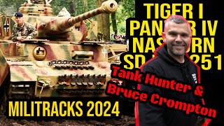 TANK HUNTER 211 Tygrys I Panzer IV oraz rozmowa z Brucem Cromptonem Militracks Overloon 2024 [upl. by Elsa]