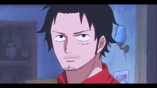 Pirate King Luffy 25 visits the old bartender in Loguetown  FAN ANIMATION [upl. by Bronny365]