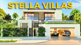 Luxury Living in Al Furjan Explore Stella Villas  Modern Villas for Sale in Dubai Real Estate [upl. by Nolur]