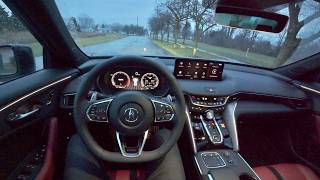 2024 Acura TLX Type S  POV Night Drive  Final Thoughts [upl. by Rehsu111]