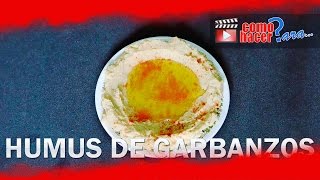 Cómo hacer HUMUS DE GARBANZOS [upl. by Hartmunn]