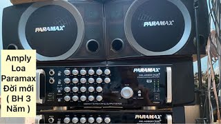 Amply Paramax Mk A2000 Plus  A1000 Plus  Loa Paramax SC 3500  MK S1000 [upl. by Aniez235]