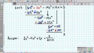 Review on Long division Divinding polynomials Quotient Divisibility [upl. by Lettig127]