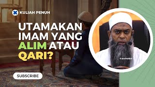 Siapa Lebih BERHAK Untuk Menjadi Imam 😦  Ustaz Shahul Hamid [upl. by Ashton356]