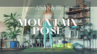 How to Tadasana  Mountain Pose  Benefits  Mindfulness amp Restorative approach [upl. by Ahseyn]