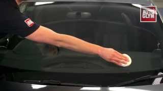 New Autoglym Car Glass Polish cleaning oil from glass [upl. by Ylurt707]