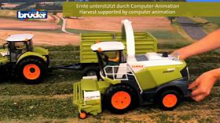 Bruder Toys Claas Jaguar 980 Field Chopper  02134 [upl. by Betthel]