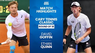 David Goffin vs Ethan Quinn AUGUST 13 2024 Cary Tennis Classic [upl. by Orimar]