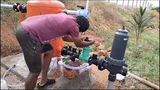 Brand new sand filter demonstration after installation DarviGroup [upl. by Anihpesoj]