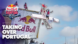 HumanPowered Flying Machines Take The Skies In Portugal Red Bull Flugtag [upl. by Doownil180]