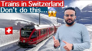 Top 10 tips to use trains in Switzerland like a pro save [upl. by Ilatfen]