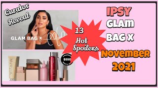 Ipsy Glam Bag X November 2021 Curator Reveal amp Hot Spoilers  Worth Keeping [upl. by Ert432]