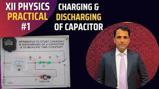 Charging amp Discharging of capacitor Physic  Practical in urdu [upl. by Rhianon]