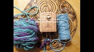 Latchet Lucet with thin and thick yarns [upl. by Atilemrac767]