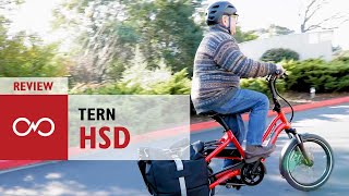 Review Tern HSD Urban Commuter Electric Compact Cargo Bike [upl. by Reinhard204]