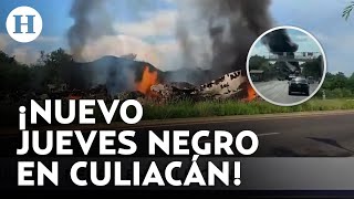 ¿Por qué estalló la violencia en Culiacán Así se vivió la jornada de enfrentamientos este jueves [upl. by Cristin]