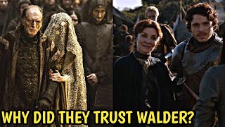 Why was Catelyn not prepared for the events at the Red Wedding given Walder’s untrustworthy nature [upl. by Ahsrat]