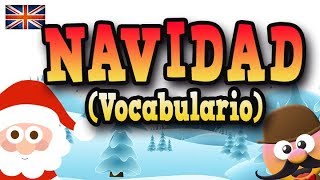 VOCABULARIO DE NAVIDAD  APRENDE INGLÉS CON MR PEA  ENGLISH FOR KIDS [upl. by Adniuqal]