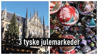 3 tyske julemarkeder [upl. by Ahsaeit]