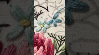 How to Embroider Granitos Stitch  Floral Embroidery for Beginners Tutorial [upl. by Lledyl]