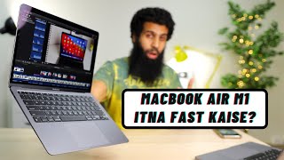 MacBook Air M1 Unboxing amp Review in Hindi [upl. by Lewanna]