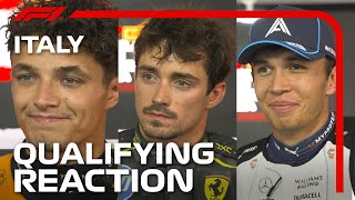 Drivers React After Qualifying  2024 Italian Grand Prix [upl. by Latterll]