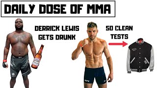 Daily Dose of MMA Derrick Lewis Gets Hilariously Drunk [upl. by Norrat]