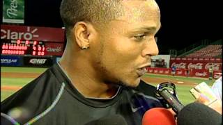 Licey Hit de oro de Erick Aybar deja en el terreno al Escogido [upl. by Adnuahsor]