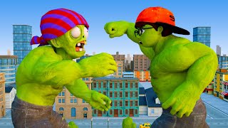 NickHulk vs Zombie  Nick Love Tani Hero Scary Teacher 3D Animation [upl. by Ressler]