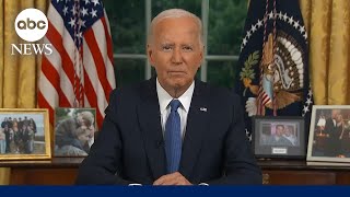 FULL SPEECH President Joe Biden gives address after dropping out of 2024 election [upl. by Ydasahc143]