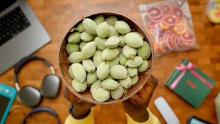 Yes You Can Eat Green Almonds  ASMR [upl. by Yromem]