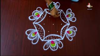 Latest Simple Kolams🌼Traditional Small Muggulu🌸 Daily Dots Rangoli🌺 Revathi Creations [upl. by Conrado]