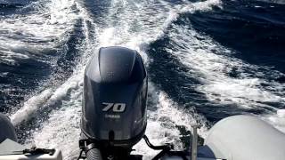 Semi rigide Zodiac Pro classic 550 avec Yamaha F70 [upl. by Teiv]