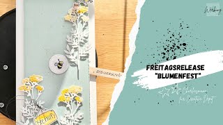 Freitagsrelease bei Creative Depot „Blumenfest“  Karteninspirationen [upl. by Alvy]