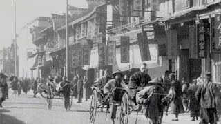 Nankin Road Shanghai 1901  China on Film  BFI National Archive [upl. by Assirim698]