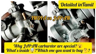 Rx100 JAPAN🎌carburetor VS INDIAN🇳🇪carburetor 🤔 which one is best🤯 Detailed in Tamil✨ [upl. by Butterworth]