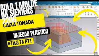 76 Tutorial Molde em Nx 2206 para iniciantes Aula 1 Complet Mold designer Create New Product do 0 [upl. by Gunter]