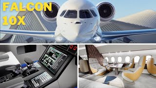 Dassault Aviation Launches Falcon 10X featuring Industry’s Largest Cabin amp technology [upl. by Malvino660]