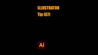 Illustrator tip No67 graphicdesign illustrators graphic design designer idea tutorial [upl. by Akitan714]